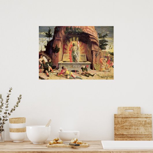 Herrijding (Mantegna, Tours) Poster (Keuken)