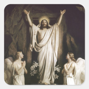 Herrijding van de Tomb Vierkante Sticker