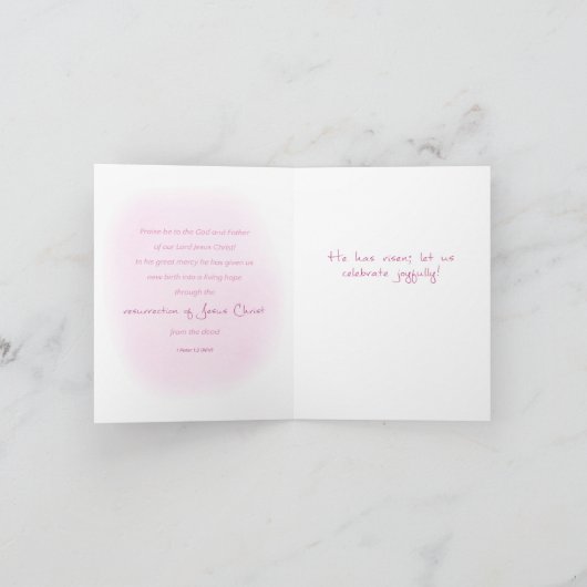 Herrijzenis vieren Verse paasmakerij Kaart (Binnen)