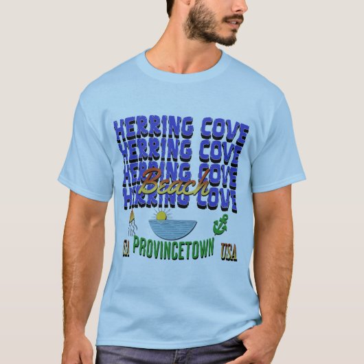 Herring Cove Beach, Provincetown, Massachusetts T-shirt (Voorkant)