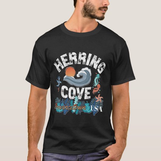 Herring Cove, Provincetown, Massachusetts T-shirt (Voorkant)