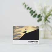 Herring Gull Sunset Visitekaartje (Staand voorkant)