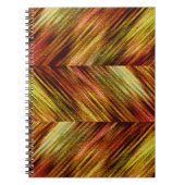 Herringbone Blended Rustic Autumn, gekleurd Notitieboek (Voorkant)