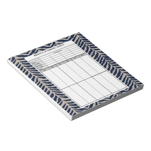 Herringbone Bridge Score Pad Notitieblok (Schuin)