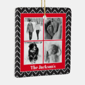 Herringbone Foto Collage Moderne Keramische Kerami Keramisch Ornament (Rechts)