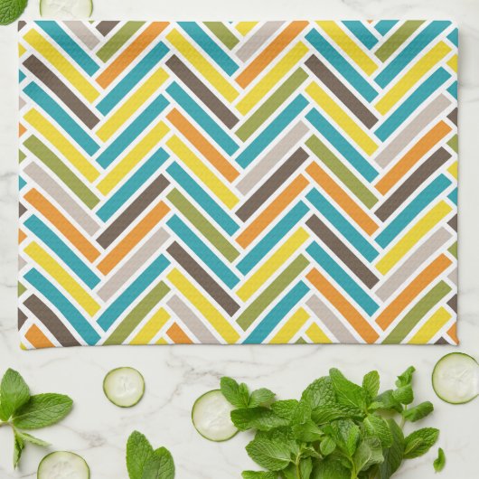 Herringbone Kitchen Towel | {Multi} Theedoek (Gevouwen)