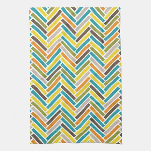 Herringbone Kitchen Towel | {Multi} Theedoek (Verticaal)