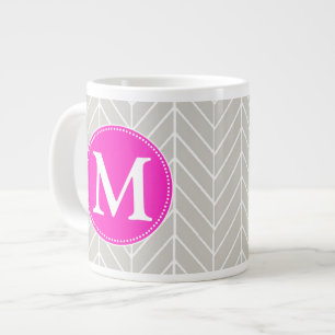 Herringbone Monogram Jumbo Mok