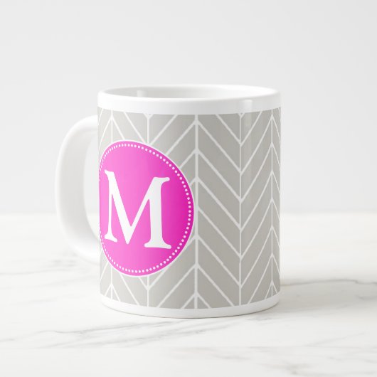 Herringbone Monogram Jumbo Mok (Links)