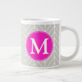 Herringbone Monogram Jumbo Mok (Rechts)