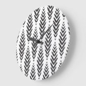 Herringbone patroon voor home decor. grote klok (Hoek)