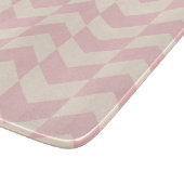 Herringbone Pattern Blush Pink Cutting Board Snijplank (Hoek)