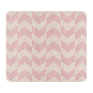 Herringbone Pattern Blush Pink Cutting Board Snijplank