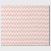 Herringbone Pattern Blush Pink Wrapping Paper Cadeaupapier (Vlak)