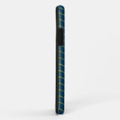Herringbone Pattern Faux Gold Foil Navy Geometric Case-Mate iPhone Case (Achterkant/rechts)