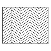 Herringbone Pattern Rubberstempel (Afrduk)