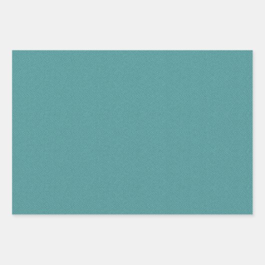 Herringbone tweed effect eenvoudig plezier blauwgr inpakpapier vel (Voorkant 2)
