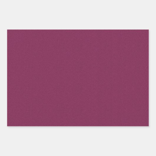 Herringbone tweed effect mulberry Christmas Inpakpapier Vel (Voorkant 2)