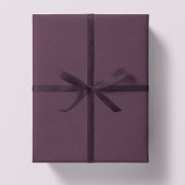Herringbone tweed plum purple Christmas holiday Cadeaupapier