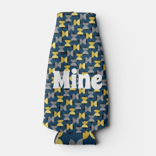 Herringbone van het nieuwe jaar flesjeskoeler (Voorkant)