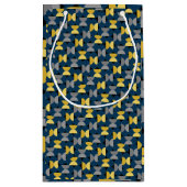 Herringbone van het nieuwe jaar klein cadeauzakje (Achterkant)