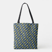 Herringbone van het nieuwe jaar tote bag (Achterkant)