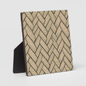 Herringbone Wood Parquet Pattern Fotoplaat (Voorkant)