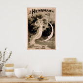 HERRMANN DE Great Illusionist VAUDEVILLE Poster (Keuken)
