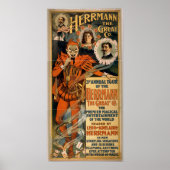 HERRMANN DE Great Illusionist VAUDEVILLE Poster (Voorkant)