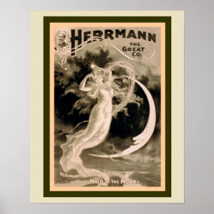 Herrmann het grootoogtonijn Tintage Poster 16 x 20