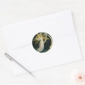Herrmann ~ Maid of the Moon  Magicia Act Ronde Sticker (Envelop)