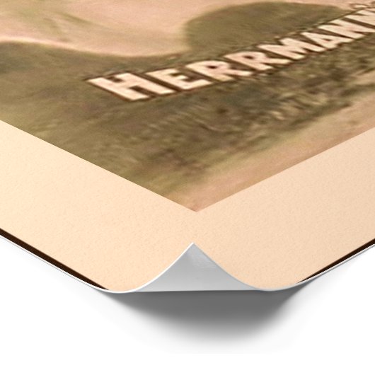 Herrmann the Great Co. ~ 1898 ~  Magicien Poster (Hoek)