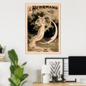 Herrmann the Great Co. ~ 1898 ~ Magicien Poster (Thuiskantoor)