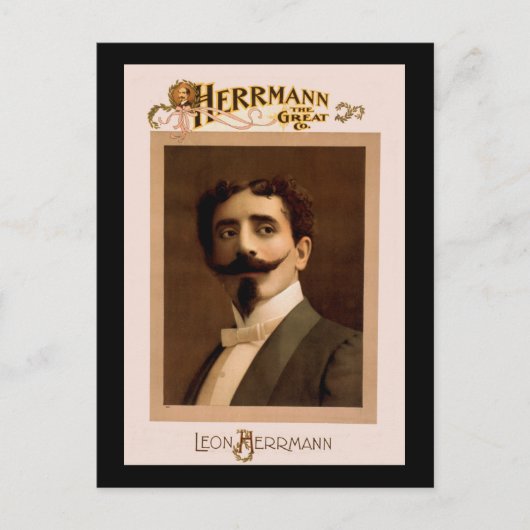 Herrmann the Great Co. Briefkaart (Voorkant)
