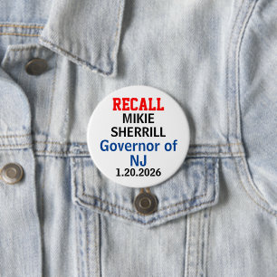 Herroepen Mikie Sherrill New Jersey Gouverneur Ronde Button 7,6 Cm