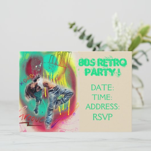 herroeping themaledans 1980 kaart (Staand voorkant)