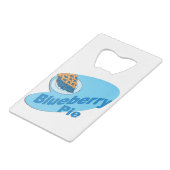 herroeping van blauwbes creditkaart flessenopener (Achterkant Gekanteld)