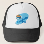 herroeping van blauwbes trucker pet (Voorkant)