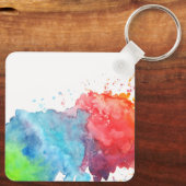 Herrschende Katze mit Krone und Zepter Sleutelhanger (Achterkant)