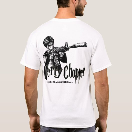 Herry Chopper en het Deathly Hallows-Shirt T-shirt (Achterkant)