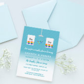 Hers and Hers Lesbian Couple's Shower Kaart