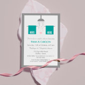 Hers en Hers | Shower van Lesbian Couple Kaart