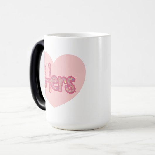 Hers Heart Mug Magische Mok (Voorkant links)