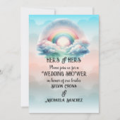 HERS & HERS Lesbian Wedding Shower Kaart (Voorkant)