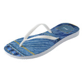 Hers w/ Hart - Jean Look Slippers Teenslippers (Schuin)