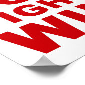 Herschel Walker: Georgia Senate USA Poster (Hoek)