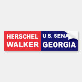 Herschel Walker US Senate Georgia 2022 Bumpersticker (Voorkant)