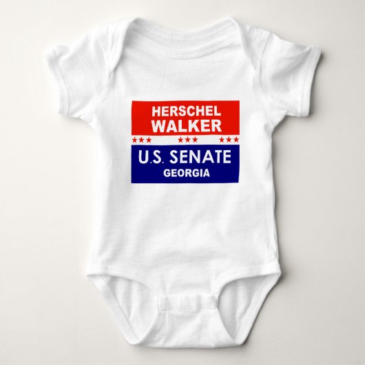 Herschel Walker US Senate Georgia 2022 Romper (Voorkant)