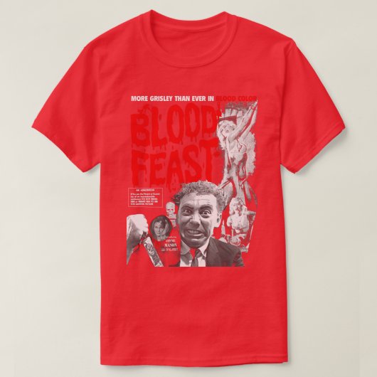 Herschell Gordon Lewiss Bloedfeest T-shirt (Design voorkant)