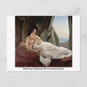 Herschikking van odalisque door Francesco Hayez Briefkaart (Voorkant)